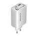 Canyon CNS-CURC65ACW, vysokorýchlostná univerzálna nabíjačka do steny s integrovaným 68 cm USB(C) káblom