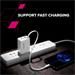 Canyon CNS-CURC65ACW, vysokorýchlostná univerzálna nabíjačka do steny s integrovaným 68 cm USB(C) káblom