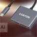Canyon DS-3, USB-C Hub, 3 porty, 2xUSB-A 10Gbps, 1xUSB-C 10Gbps, šedá CNS-TDS3
