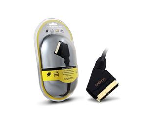 CANYON Gold Video Cable (3x Scart Female/ Scart Male) 0,5m CNR-CV07