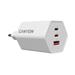 Canyon Hexagon 65, vysokorýchlostná univerzálna nabíjačka do steny, 2x USB-C 65W PD, 1x USB-A 18W, biela CND-CHAHEX65W