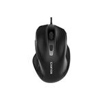 Canyon M-6, optická myš, USB, 3200 dpi, 6 tlačidiel, ergonomická, 1,5m kábel, výdrž 3 mil kliknutí, čierna