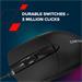 Canyon OnClick 5N, káblová symetrická optická myš, USB, 1600 dpi, 4 tlačidlá, čierna