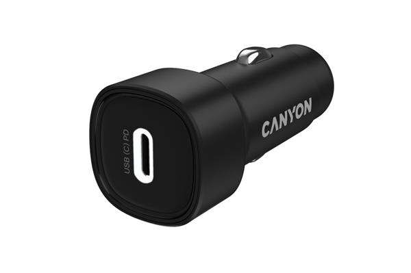 Canyon OnDrive 30, univerzálna autonabíjačka, 1x USB-C, výkon 30 W CNE-CCABR2C