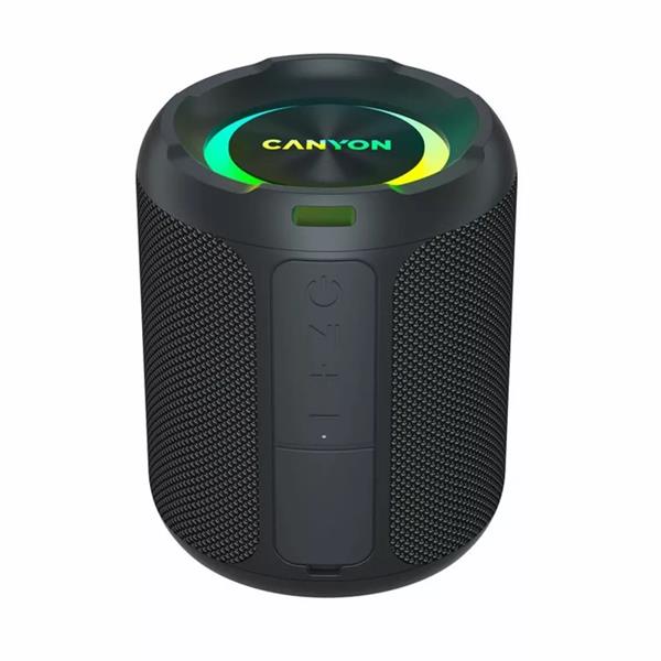Canyon OnMove 11, Bluetooth 5.3. reproduktor, USB nabíjanie, výdrž 6 hod, SD karta, IPX6, čierny CNE-CBTSP11