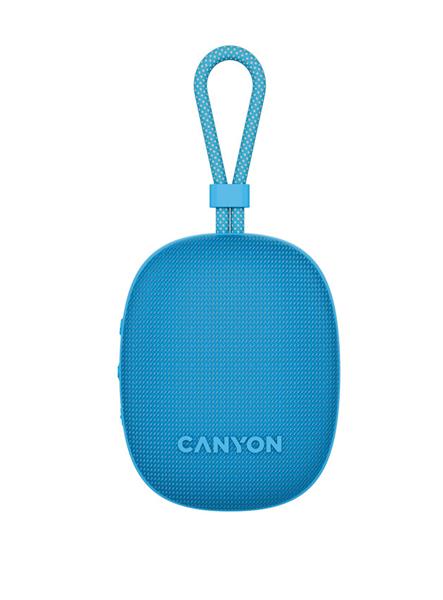 Canyon OnMove 12, prenosný Bluetooth v5.3 reproduktor, 5W, TWS, IPX7, 12 hod, USB-C nab.,modrý CNE-CBTSP12BL