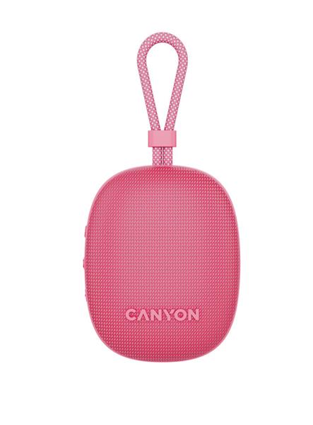 Canyon OnMove 12, prenosný Bluetooth v5.3 reproduktor, 5W, TWS, IPX7, 12 hod, USB-C nab., rúžový CNE-CBTSP12PK
