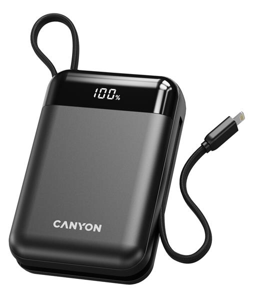 Canyon OnPower 204, Powerbanka, 20 000 mAh, 20 W rýchle nabíjanie, USB-C/USB-A CNS-CPB204B