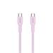 Canyon OnWire CCAP60CL, kábel nab. a synchr., USB-C / USB-C, 60W PD, 480Mbps, opletený, 1 m, ružový CND-CCAP60AB10PK
