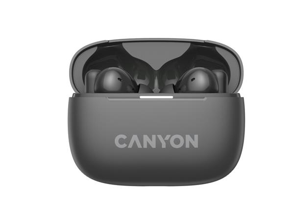 Canyon TWS-10, On Go, 10 ANC, True Wireless Bluetooth slúchadlá do uší, nabíjacia stanica v kazete, čierna CNS-TWS10BK