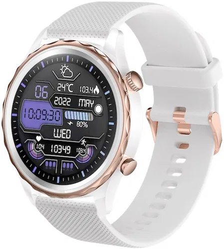 CARNEO Queen HR+/44mm/Rose Gold/Sport Band/White 8588009299042
