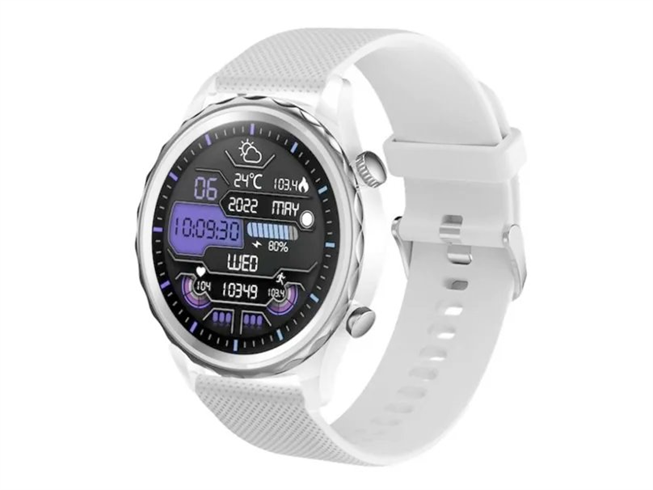 CARNEO Queen HR+/44mm/Silver/Sport Band/White 8588009299059