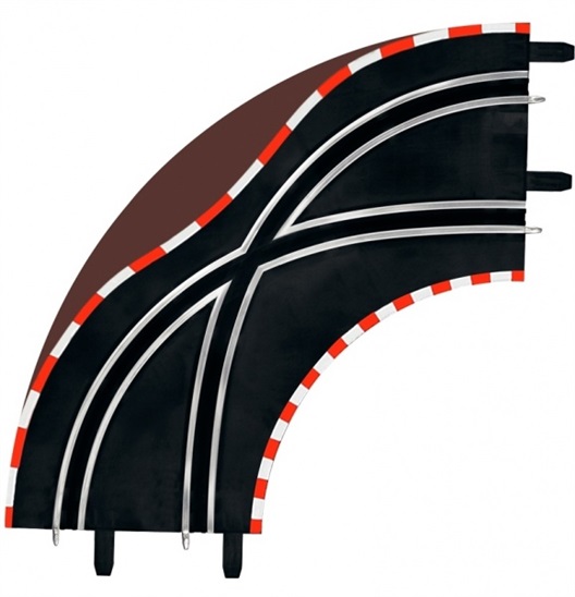 Carrera 61655 GO/D143 Kříž.zatáčka(2ks) 4007486616554