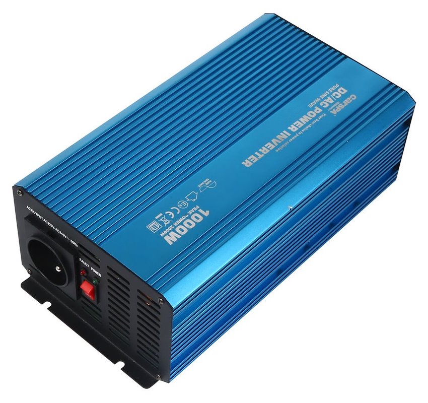 Carspa P1000UR-242, měnič napětí, 24V/230V 1000W, čistá sinusovka, USB