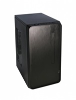 Case EUROCASE Mini ITX X102 black, 2xUSB 3.0, HDaudio, bez ventilatorov