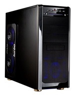 Case EUROCASE ML9001 black, HDAU 4xUSB bez zdroja blue led 12cm fan Gaming ML9001BKEUbez