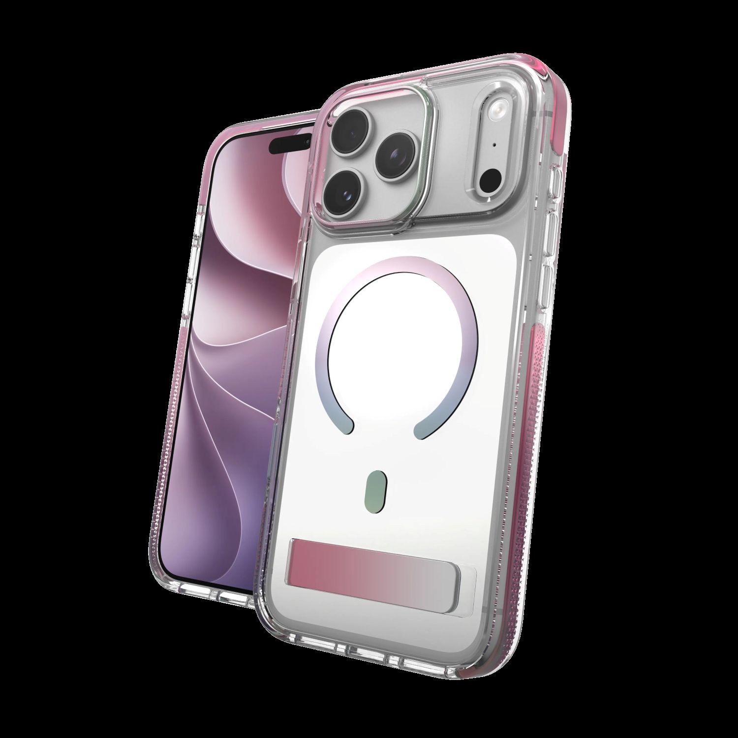 Case Santa Cruz Snap KS with Metal Stand and CB for Apple iPhone 17 Pro Max/ 18 Pro Max - Opalescent 702322316