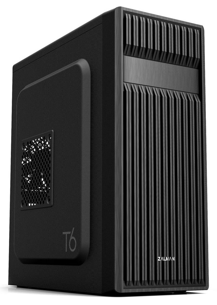 case Zalman miditower T6, mATX/ATX, bez zdroje, USB3.0, černá ZM-T6