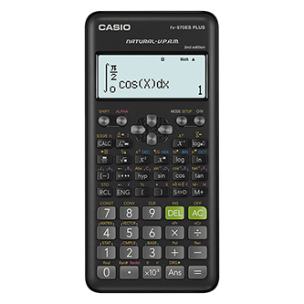 Casio Kalkulačka FX 570 ES PLUS 2E, čierna, stolový