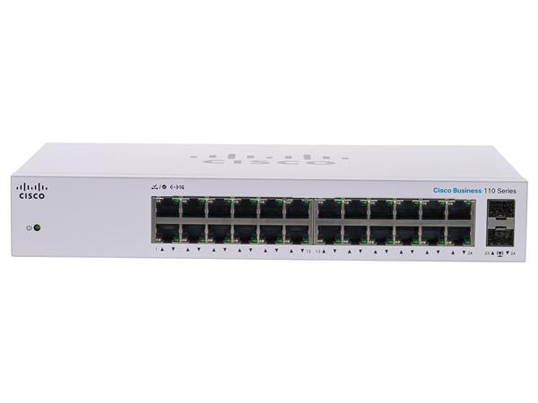 CBS110 Unmanaged 24-port GE, 2x1G SFP Shared CBS110-24T-EU