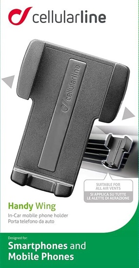 CellularLine držák do ventilace s QI Nabíjením HANDYWINGWIRELESSK