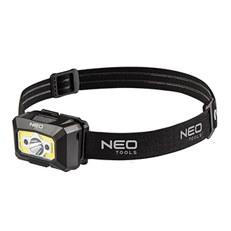 Čelovka nabíjecí, USB 250 lm COB LED se senzorem pohybu 99-073