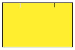 cenovkové etikety 25x16 CONTACT - žlté (pre etiketovacie kliešte) 1.125 ks/rol.