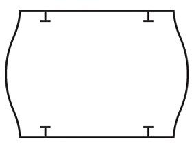 cenovkové etikety 26x18 STAR PRIX - biele (pre etiketovacie kliešte) 1.000 ks/rol.
