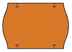 cenovkové etikety 26x18 STAR PRIX - oranžové (pre etiketovacie kliešte) 1.000 ks/rol.