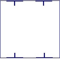 cenovkové etikety 29x28 EURO - biele (pre etiketovacie kliešte) 700 ks/rol.