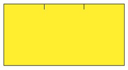 cenovkové etikety 37x19 CONTACT - žlté (pre etiketovacie kliešte) 1.000 ks/rol.