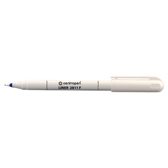 Centropen, liner 2811, modrý, 10ks, 0.3mm, plastový hrot, cena za 1ks 228110106