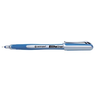 Centropen, liner 4721, modrý, 10ks, 0.3mm, jemný plastový hrot v kovovej objímke, cena za 1ks 247210106