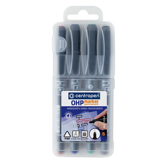 Centropen, markier 2634, color, 4ks, 0.3mm, alkoholová báza, cena za 1ks