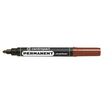 Centropen, markier 8566, hnedý, 10ks, 2.5mm, alkoholová báza, cena za 1ks 585660111