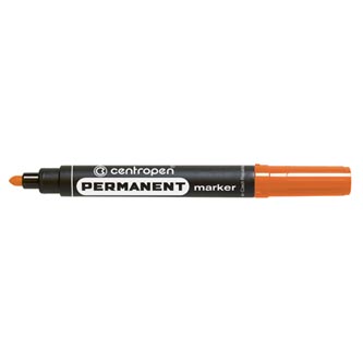 Centropen, markier 8566, oranžový, 10ks, 2.5mm, alkoholová báza, cena za 1ks 585660102