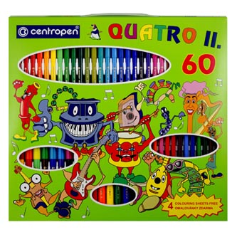Centropen, sada popisovačov 9396, color, 60ks, detská 993966001