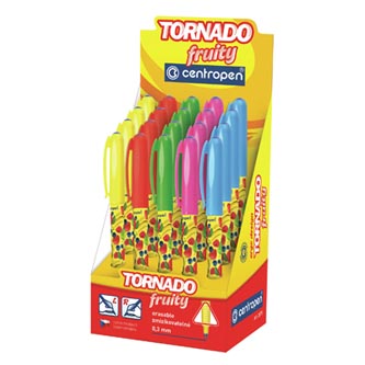 Centropen, sada Tornado 2675, modrý, 20ks, 0.3mm, zmizíkovatelný, parfémované, FRUITY 326752004