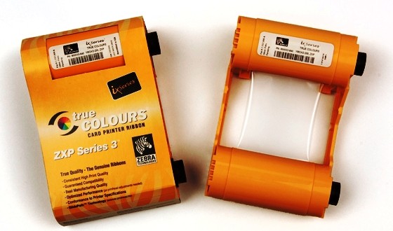 Černý ribbon pro ZXP Series 3 s overlay - 500karet 800033-850