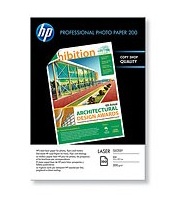CG966A HP Lesklý fotografický papier pre laserové tlačiarne HP 200 g/m2 – 100 listov/A4