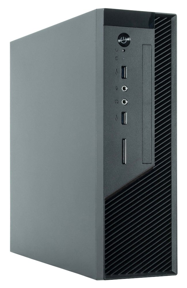 CHIEFTEC Mini ITX BU-12B / 2x USB 3.0 / zdroj 300W / černý