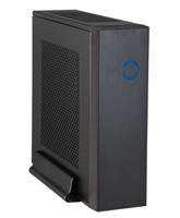 CHIEFTEC skříň Compact Series/mini ITX, IX-03B, Black, Alu, 120W adaptér CDP-120ITX IX-03B-120W