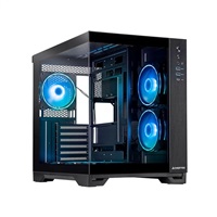 CHIEFTEC skříň VISIO, ATX, 1x USB-C 3.2, 2x USB 3.0, 6x 120mm ARGB Fan, černá GM-30B-TG-OP