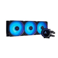 CHIEFTEC vodní chlazení CPU Iceberg 360, 2x360mm ARGB, ARGB vodní blok, LGA1851, AM5, černá CLC-360-RGB
