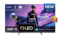 CHiQ L32QST TV 32", QLED, Full HD, Google TV, Frameless, Dolby Audio, dbx-tv, HDR 10