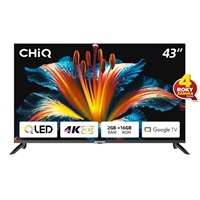 CHiQ U43QM8E TV 43", QLED, Google TV, Frameless, Dolby Audio, dbx-tv, nový design podstavce