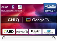 CHiQ U43QM9G TV 43", UHD QLED Google TV