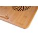 Chladící podložka C-TECH Bamboo, 15,6", 2x 140mm, CLP-Bamboo