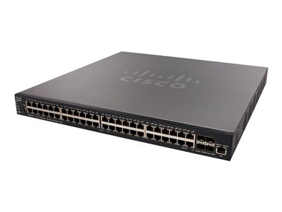 Cisco 550X Series SX550X-52 - Přepínač - L3 - řízený - 48 x 10GBase-T + 4 x combo 10 Gigabit SFP+ - SX550X-52-K9-EU