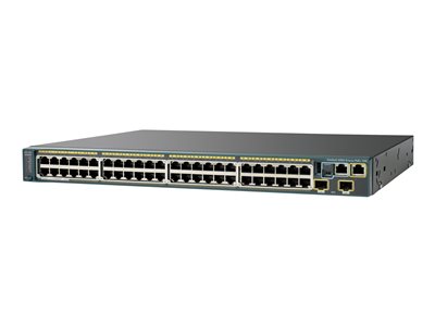Cisco Catalyst 2960S-48LPD-L - Přepínač - řízený - 48 x 10/100/1000 (PoE) + 2 x 10 Gigabit SFP+ - L WS-C2960S48LPDL-RF